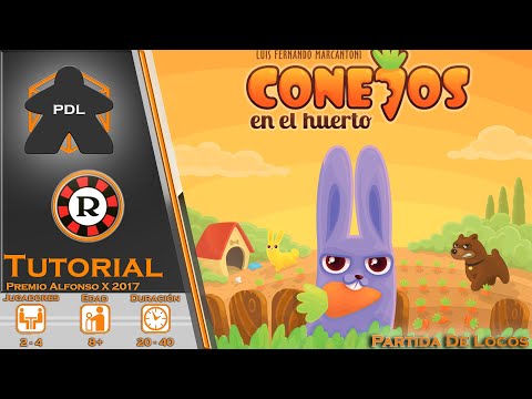 Conejos en el huerto