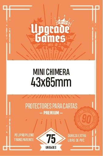 75 Protectores para cartas Mini Chimera 43x65 mm