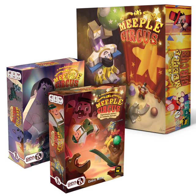 [743] Meeple Circus + 2 expansiones