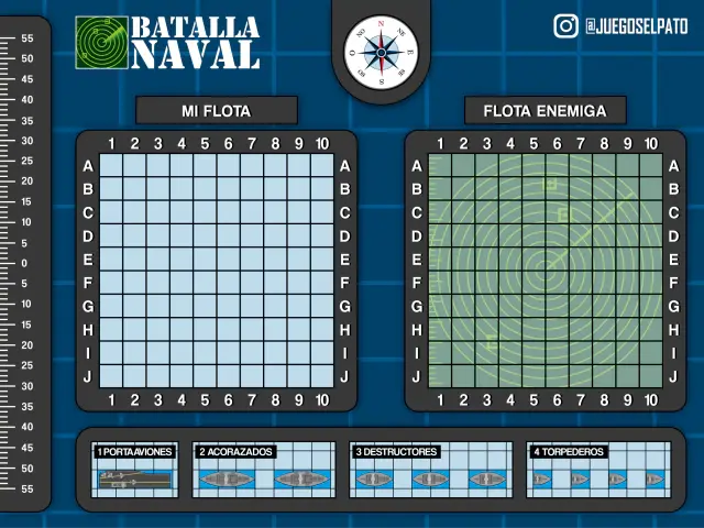 Batalla Naval: block preimpreso