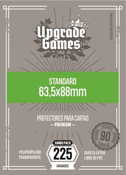 225 Protectores para cartas Standard 63,5x88 mm