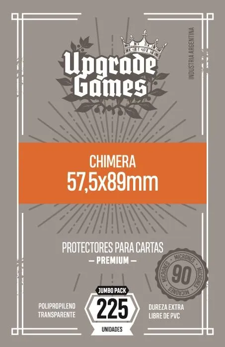 225 Protectores para cartas Chimera 57,5x89 mm