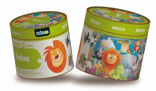 Puzzle 70 piezas Selva